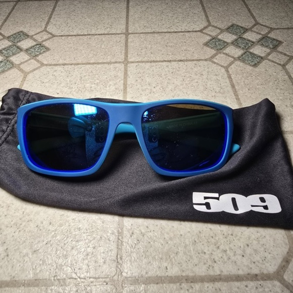 509 Deuce Sunglasses Polarized‎ Anti-Scratch Flexible Frame Blue